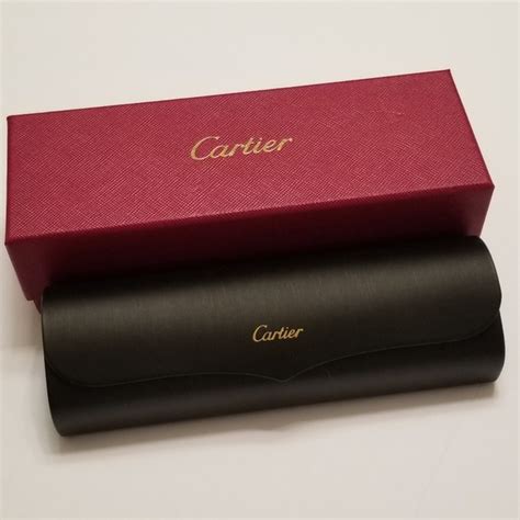 cartier eyewear case|authentic cartier glasses case.